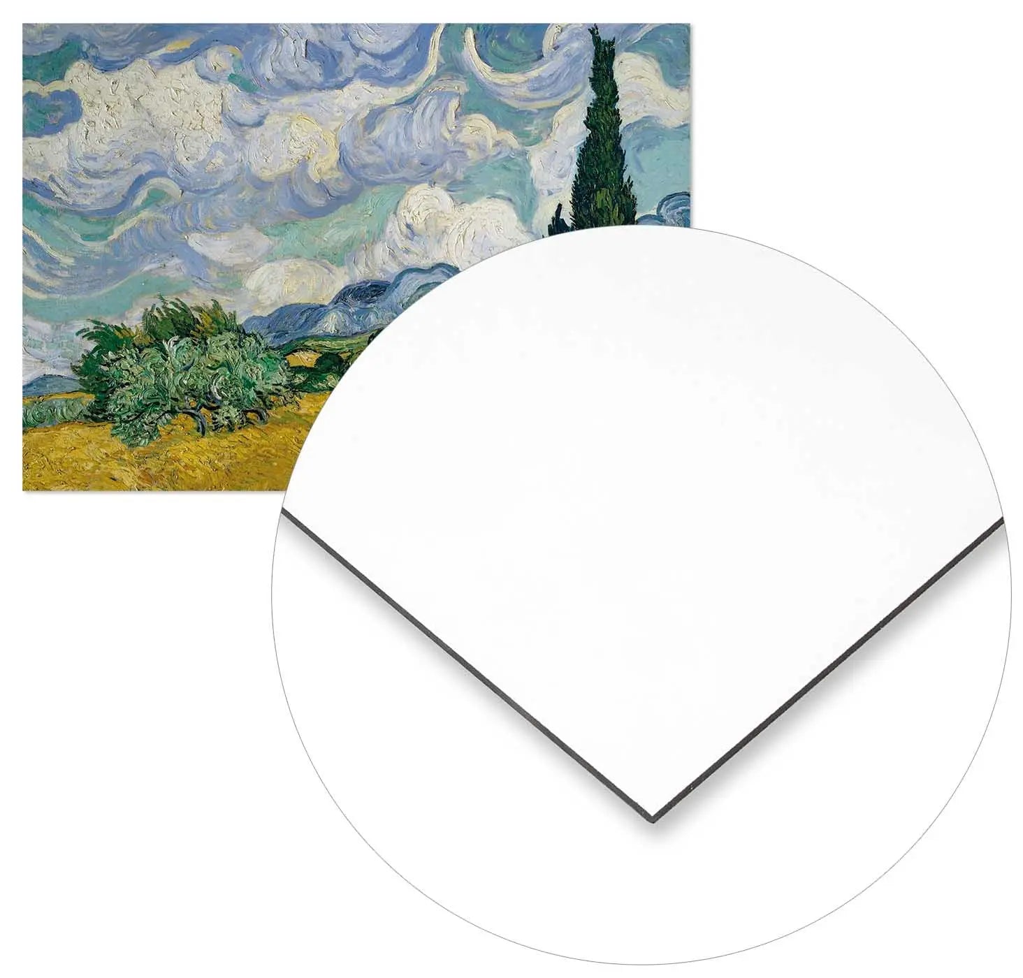 Cuadro Van Gogh Campo de Trigo con Cipreses freeshipping - Home and Living