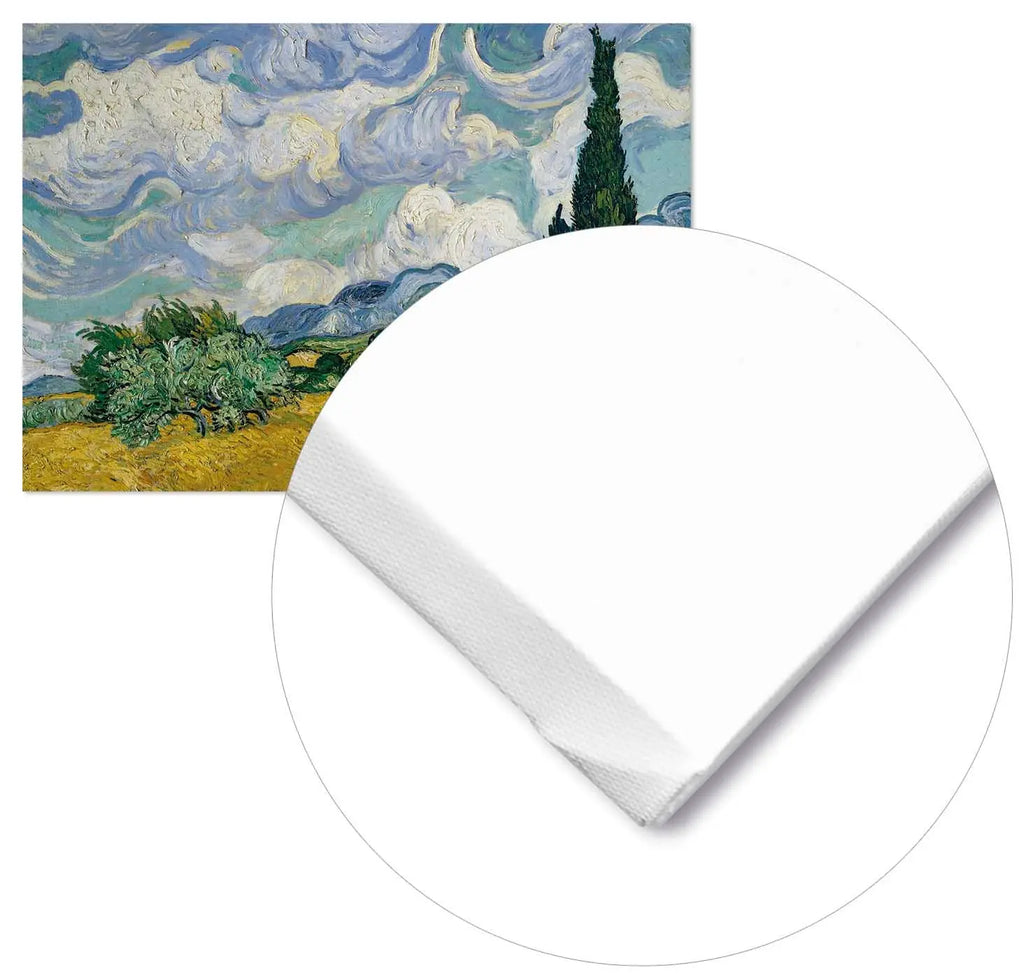 Cuadro Van Gogh Campo de Trigo con Cipreses Home & Living Lienzo30x21cm
