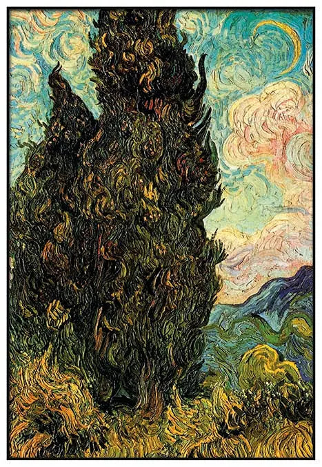 Cuadro Van Gogh Cipreses freeshipping - Home and Living