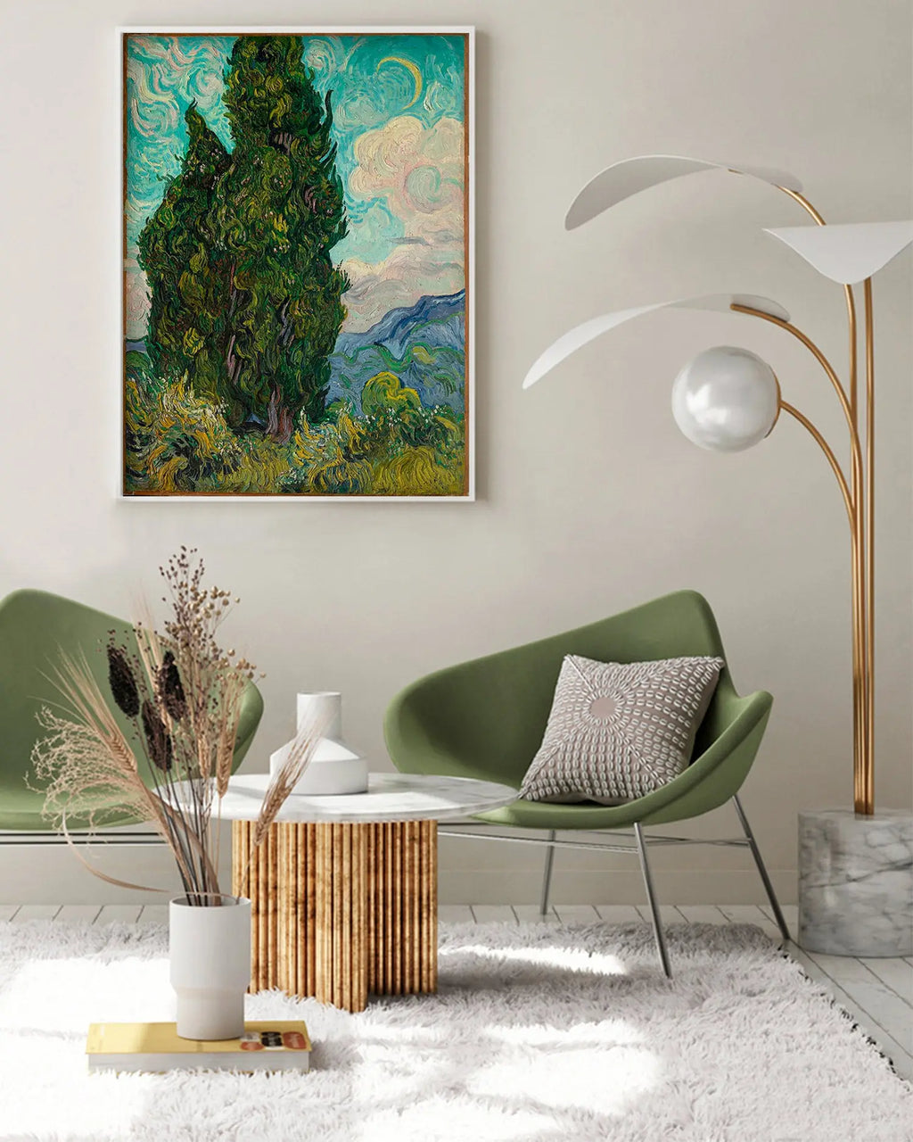 Cuadro Van Gogh Cipreses freeshipping - Home and Living