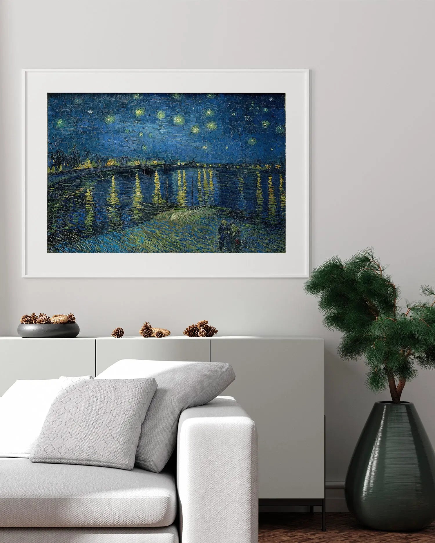 Cuadro Van Gogh Noche Estrellada freeshipping - Home and Living