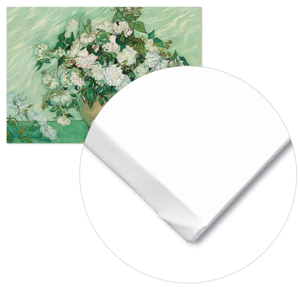 Cuadro Van Gogh Rosas Horizontal Home & Living Lienzo30x21cm