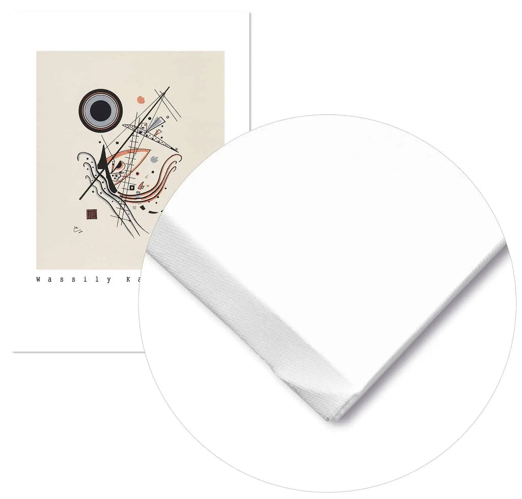 Cuadro Wassily Kandinsky Azul Home & Living Lienzo70x100cm