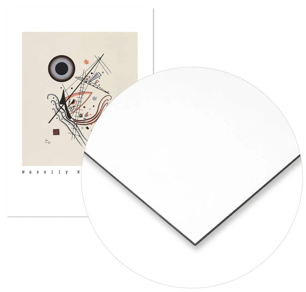 Cuadro Wassily Kandinsky Azul Home & Living Metal70x100cm