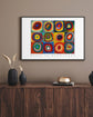 Cuadro Wassily Kandinsky Cuadrados con Anillos freeshipping - Home and Living