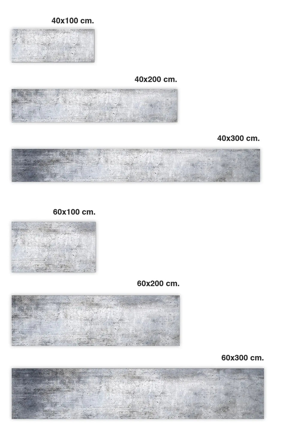 Frente de Cocina Cemento Azulado freeshipping - Home and Living