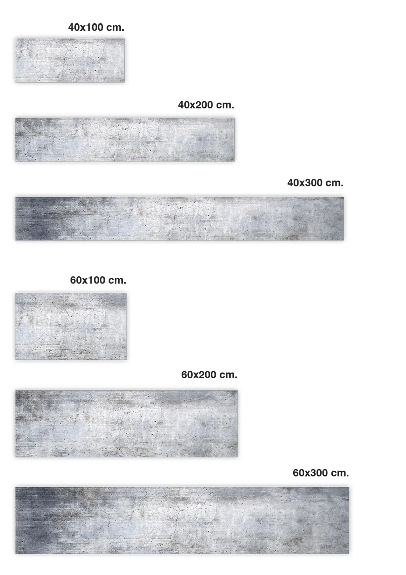 Frente de Cocina Cemento Azulado freeshipping - Home and Living