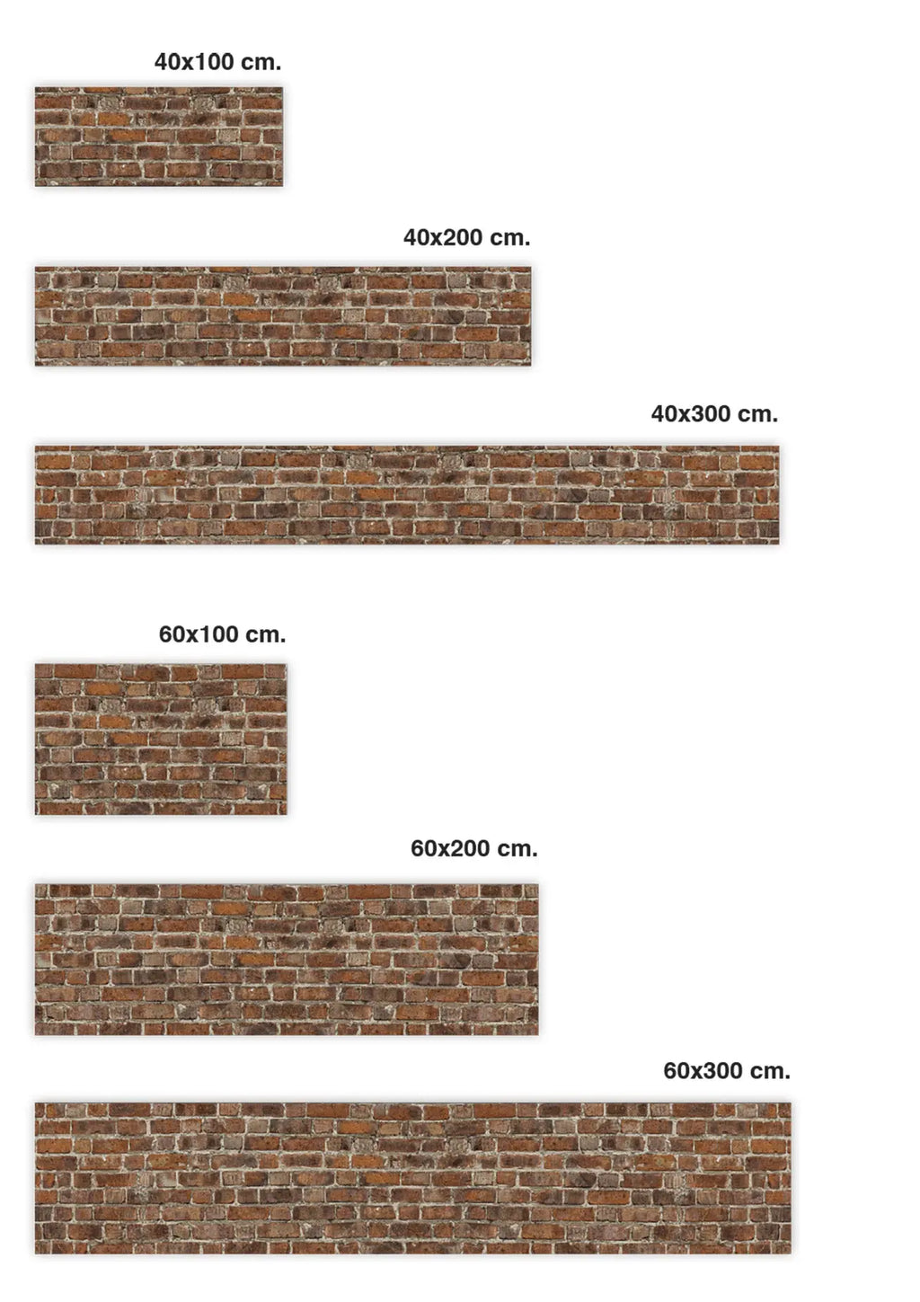 Frente de Cocina Ladrillo freeshipping - Home and Living