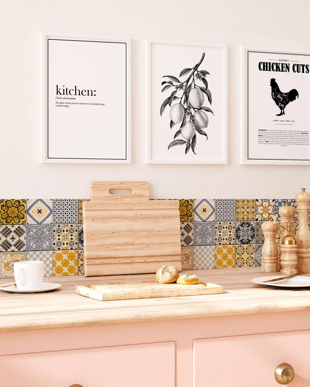 Frentes de Cocina Hidráulico Amarillo freeshipping - Home and Living