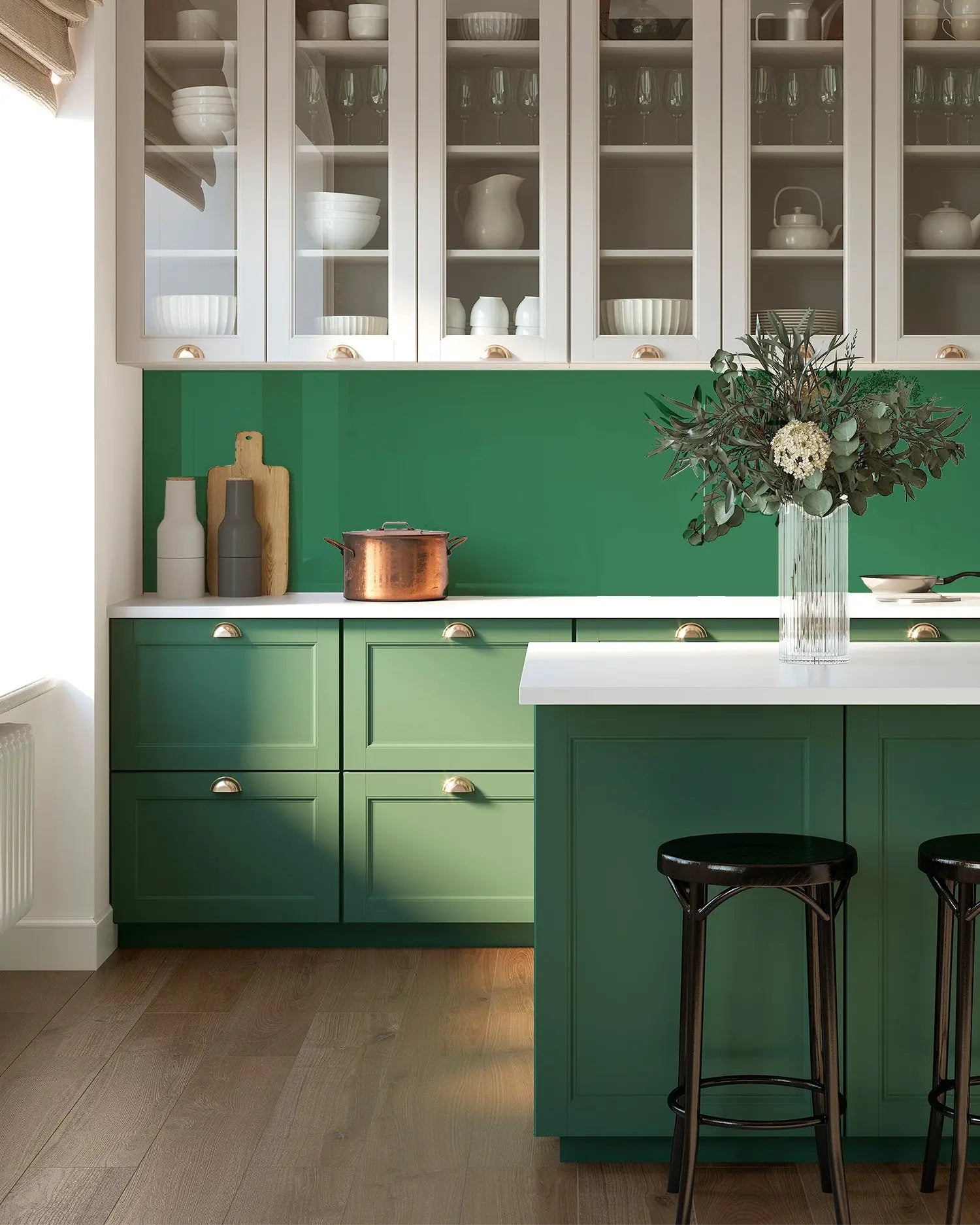 Frentes de Cocina Liso Verde freeshipping - Home and Living