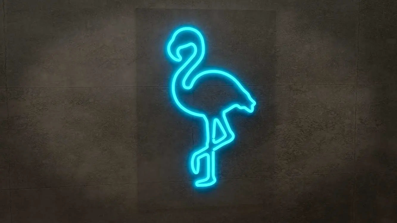 Neón Flex LED Flamenco Azul freeshipping - Home and Living