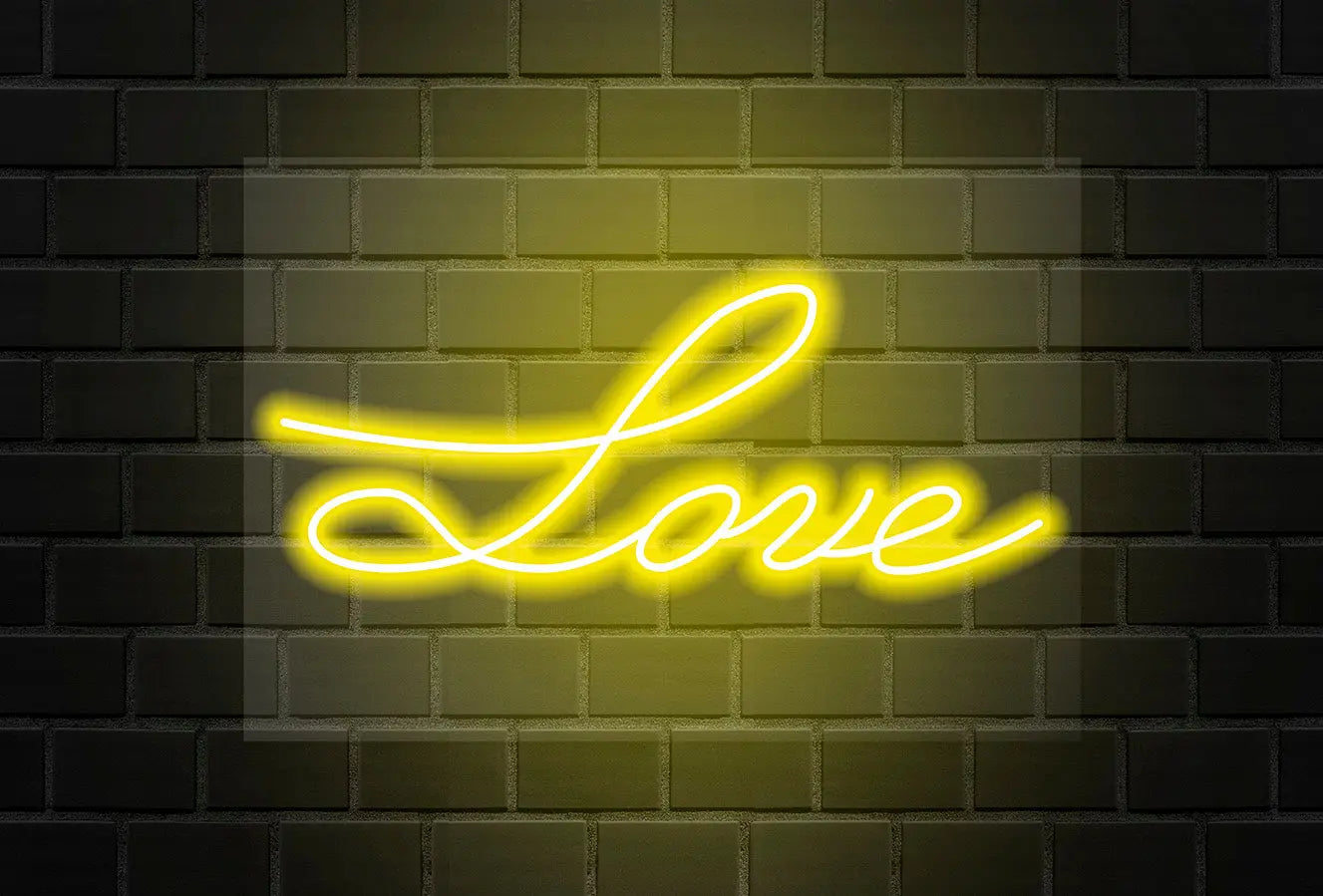 Neón Flex LED Love Amarillo freeshipping - Home and Living