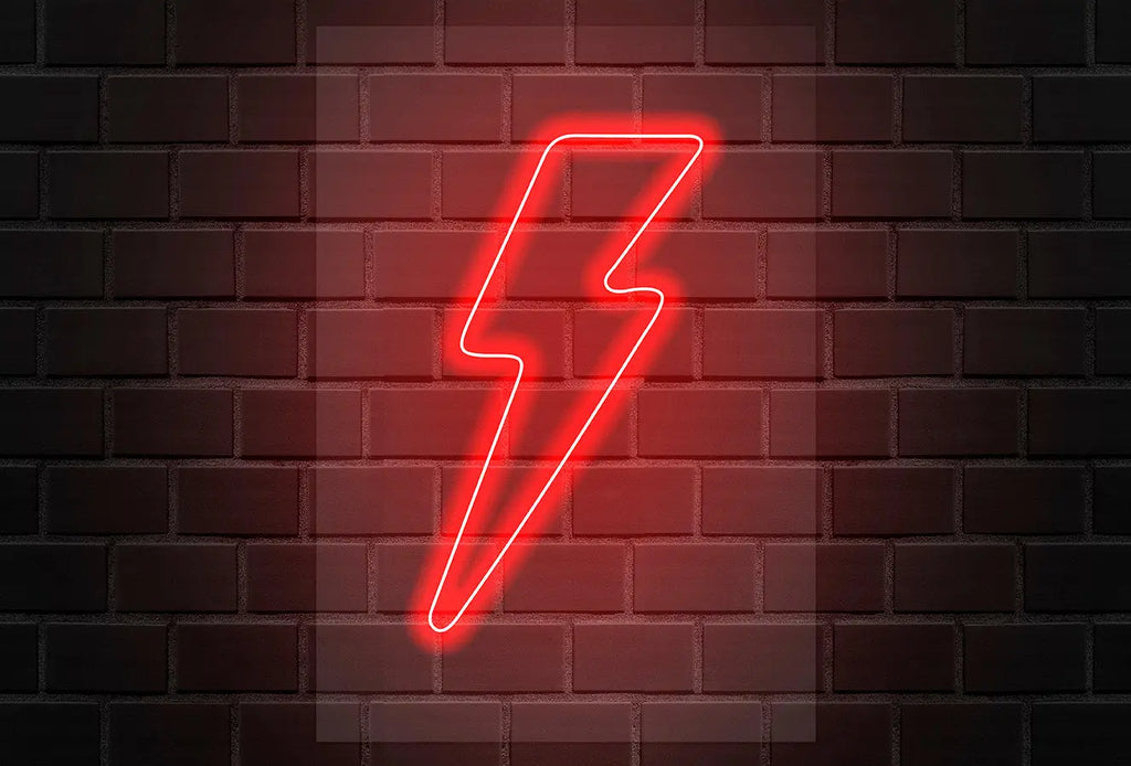 Neón Flex LED Rayo Rojo freeshipping - Home and Living