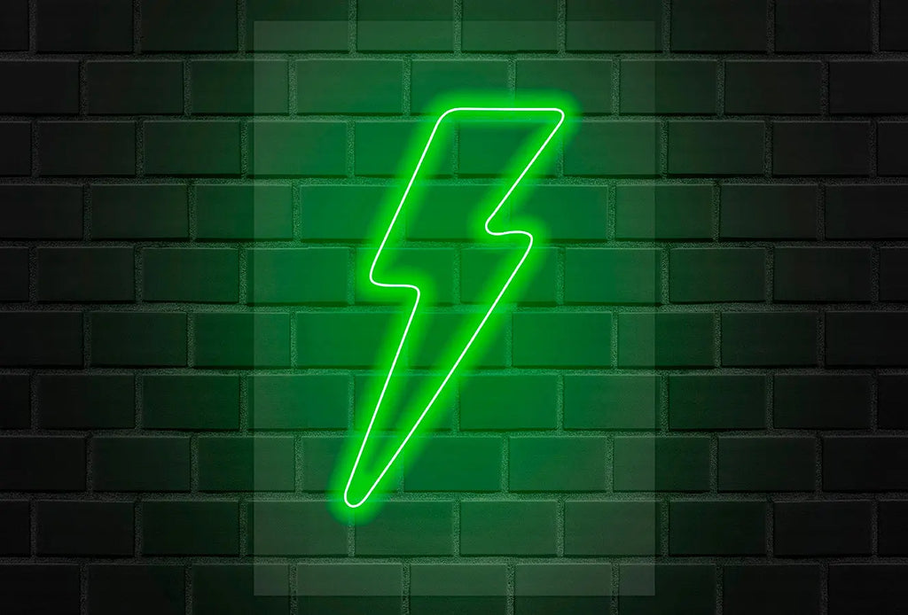 Neón Flex LED Rayo Verde freeshipping - Home and Living