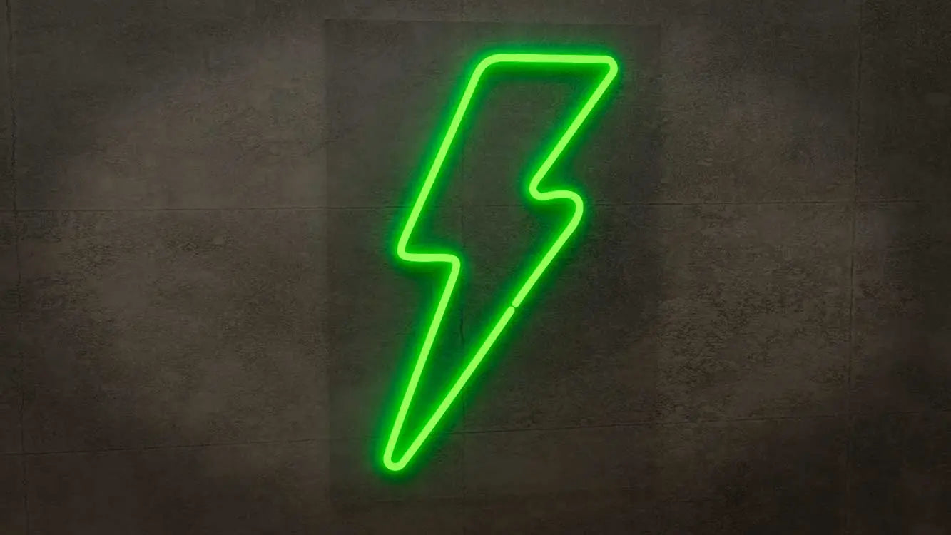 Neón Flex LED Rayo Verde freeshipping - Home and Living