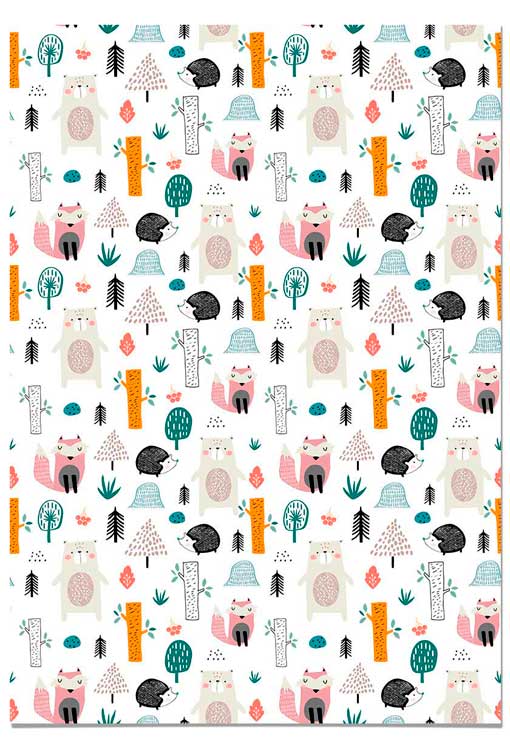 Papel Pintado Animales Bosque Home & Living 