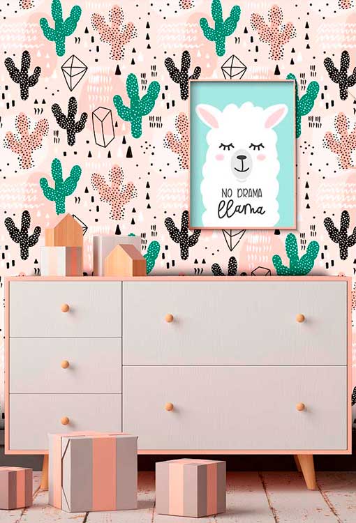 Papel Pintado Cactus Home & Living 