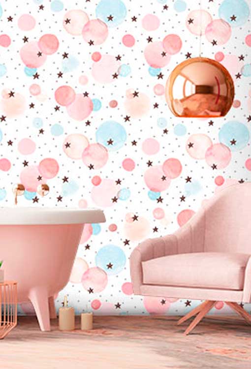 Papel Pintado Estrellas Home & Living 