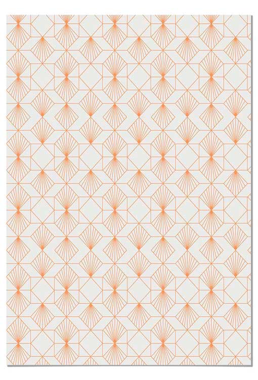 Papel Pintado Geometría Reloj de Arena Home & Living 