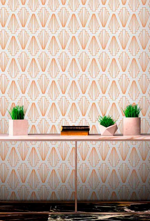 Papel Pintado Geometría Rombo Home & Living 