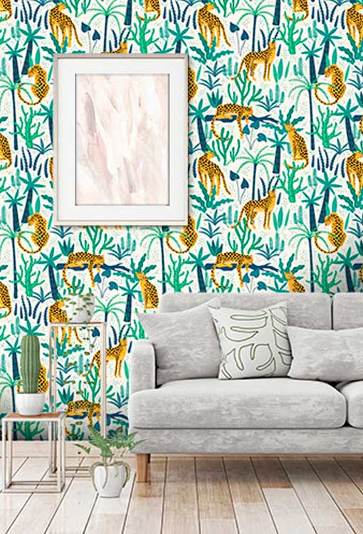 Papel Pintado Tigres Selva Home & Living 