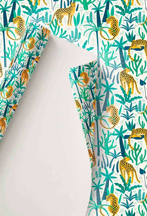 Papel Pintado Tigres Selva Home & Living 