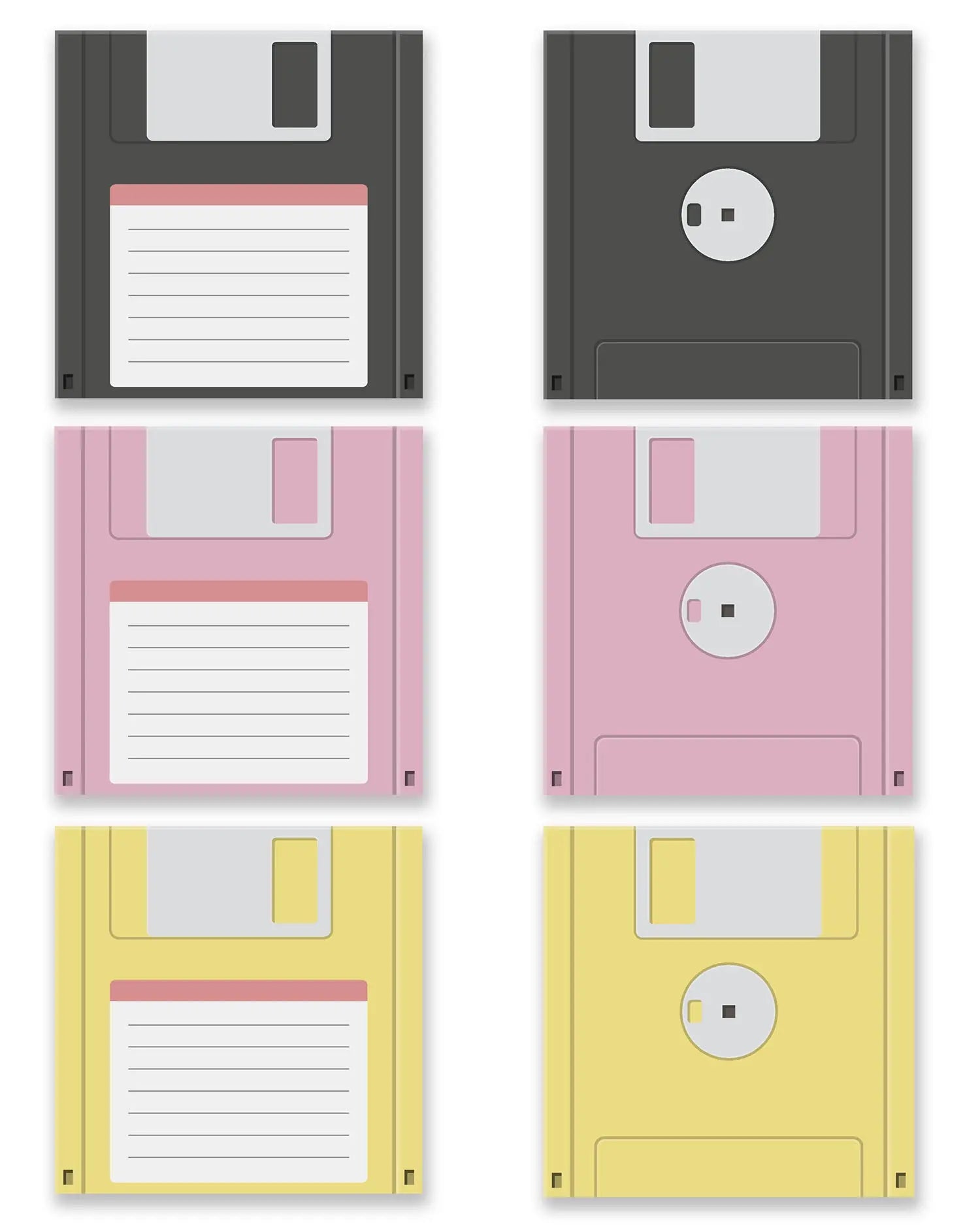 Posavasos Disquetes Retro Pack de 12 freeshipping - Home and Living