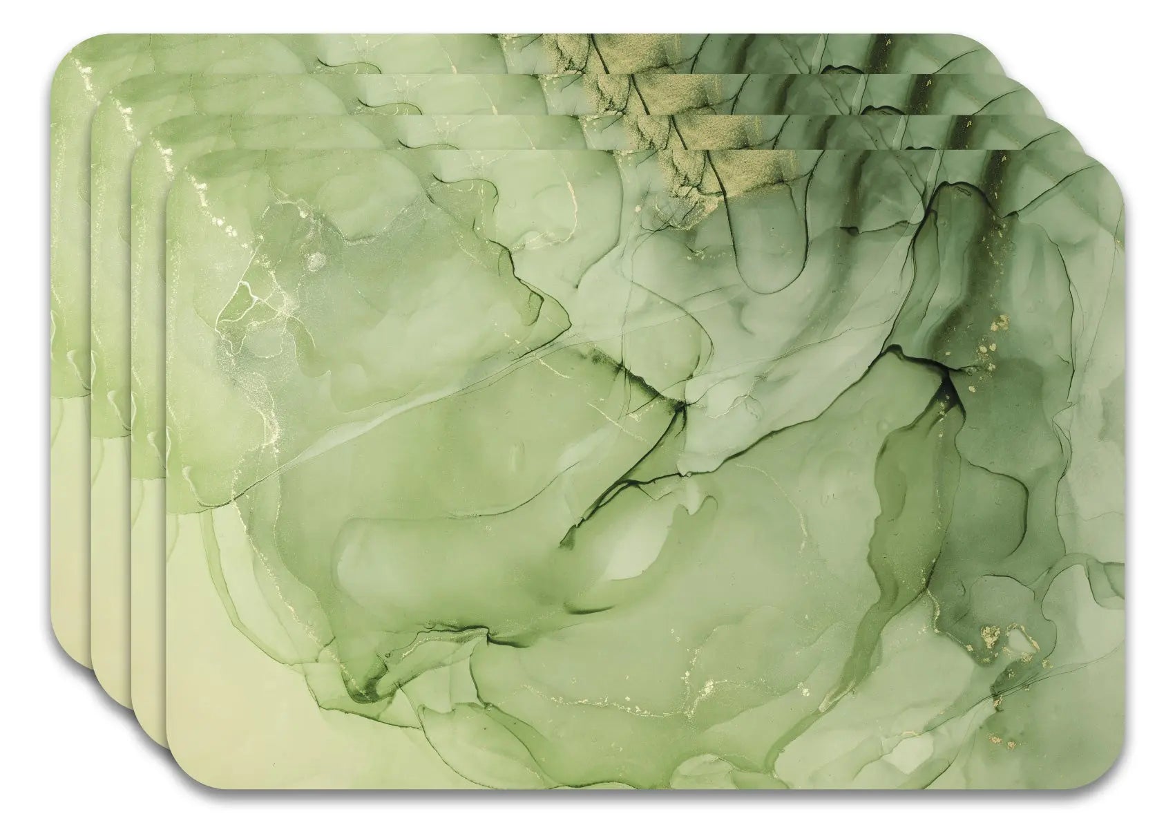 Salvamanteles Mármol Verde 45x30 cm Pack de 4 freeshipping - Home and Living