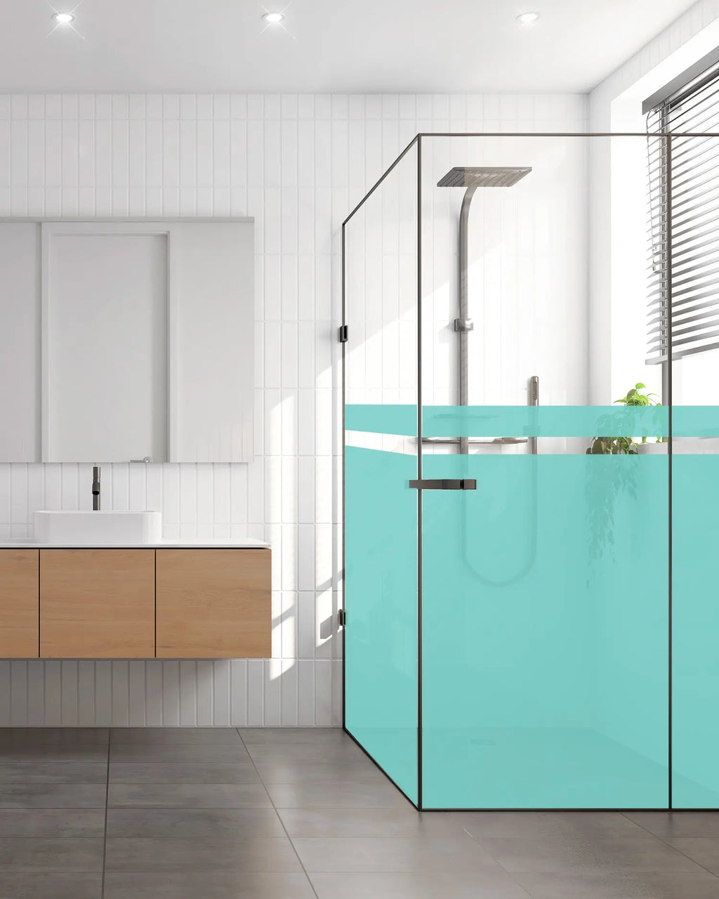 Vinilo para Ventanas Adhesivo Azul freeshipping - Home and Living