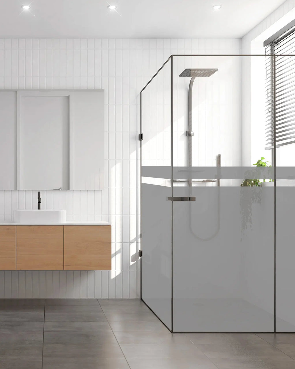 Vinilo para Ventanas Adhesivo Gris freeshipping - Home and Living