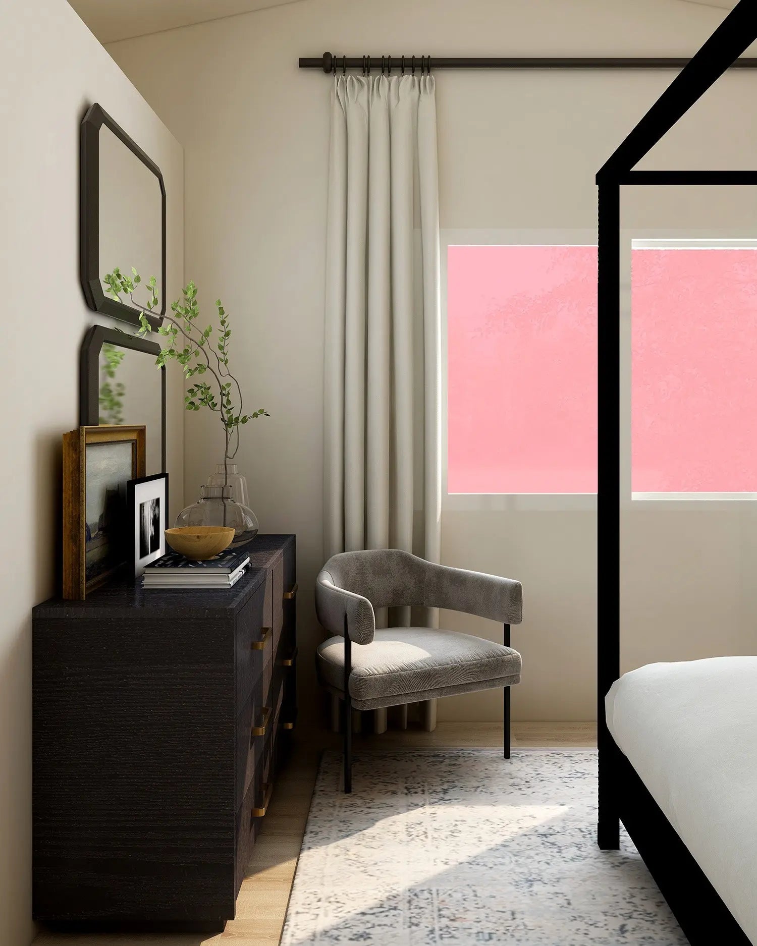 Vinilo para Ventanas Adhesivo Rosa freeshipping - Home and Living