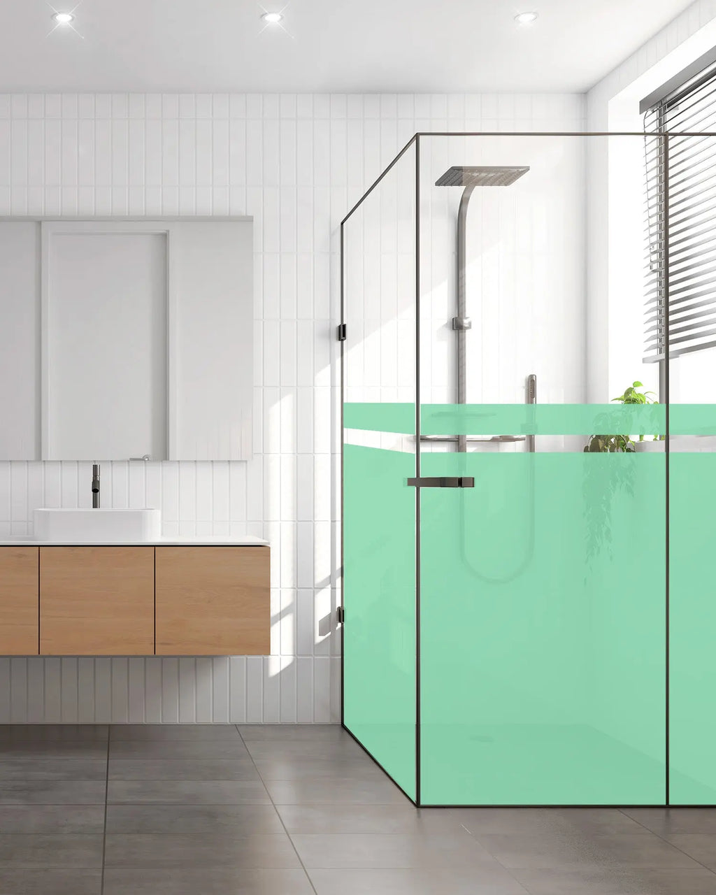 Vinilo para Ventanas Adhesivo Verde freeshipping - Home and Living