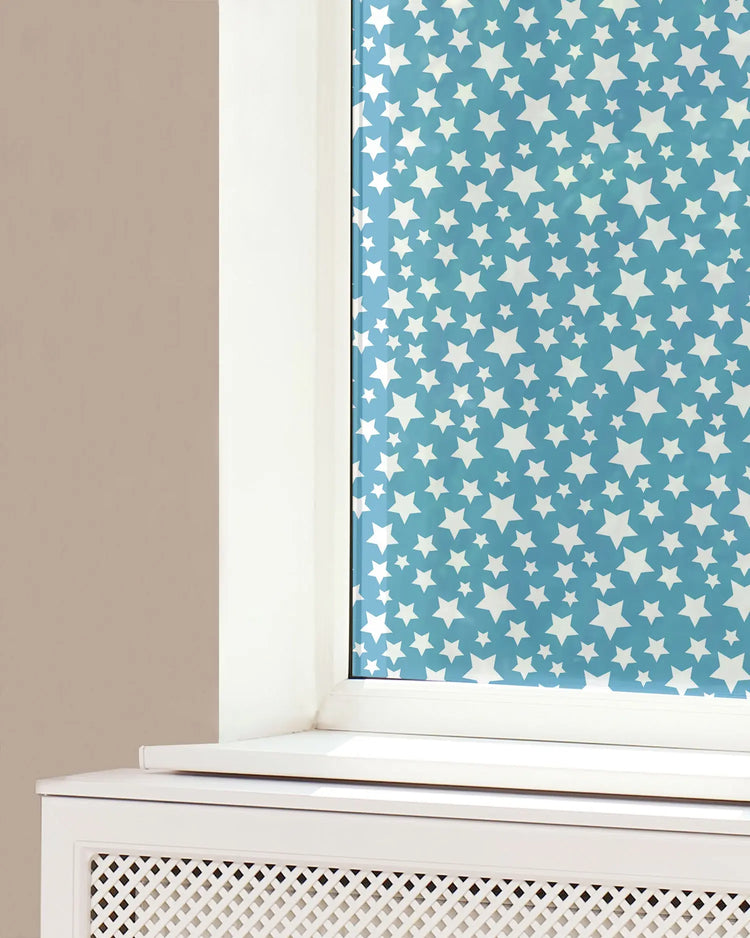 Vinilo para Ventanas Estrellas Azul freeshipping - Home and Living