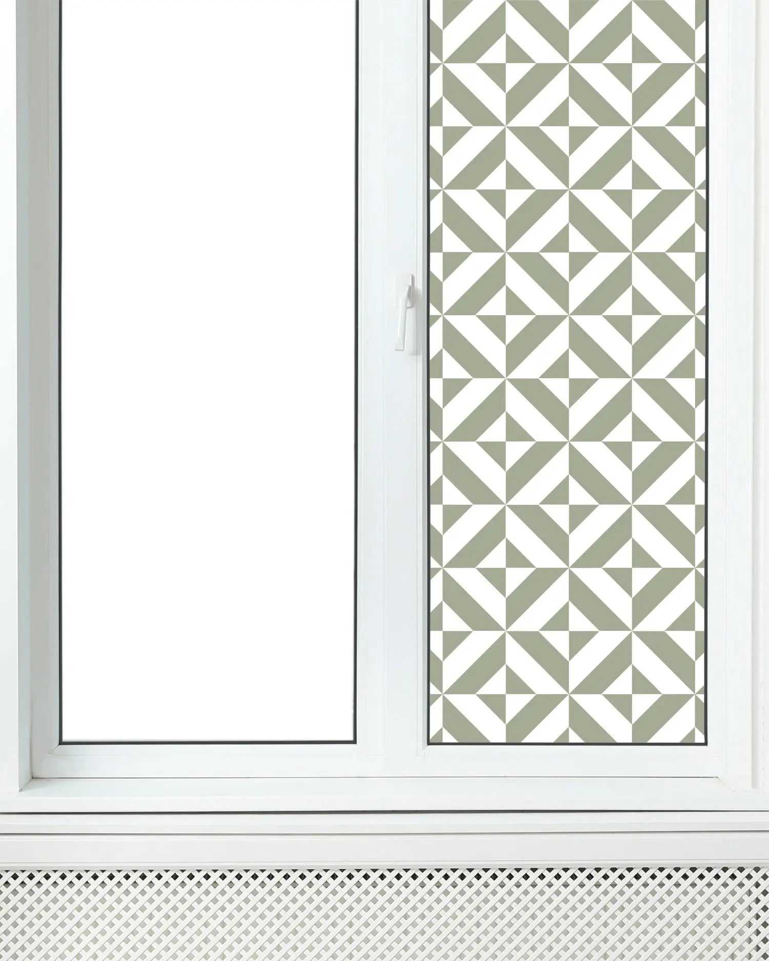 Vinilo para Ventanas Geometría Verde freeshipping - Home and Living